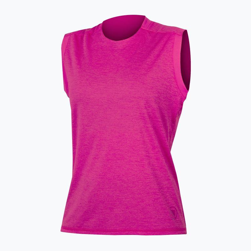 Дамско колоездачно трико Endura Singletrack Shirt W pink pop