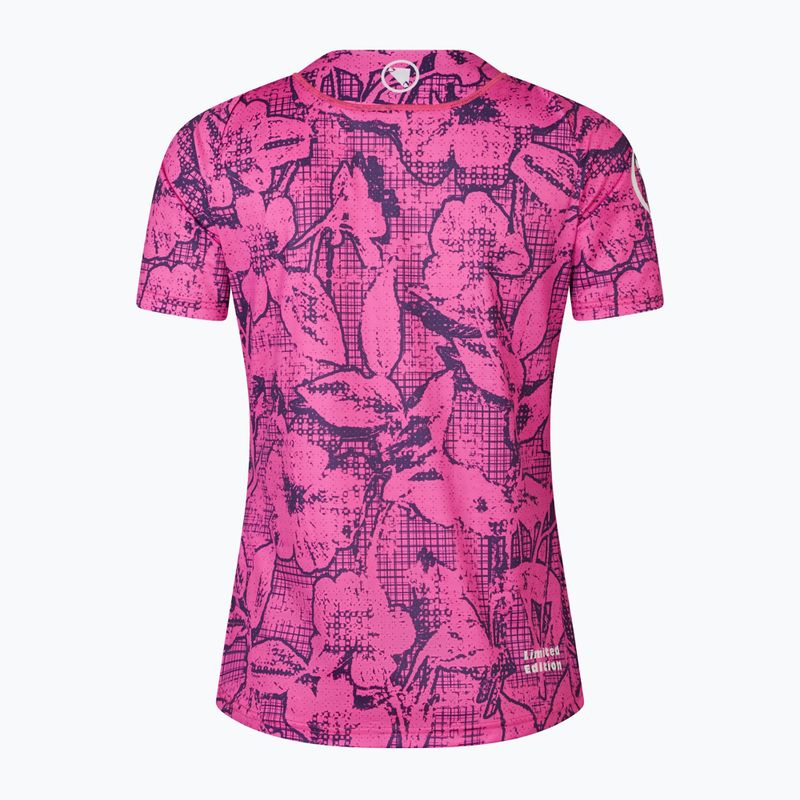 Дамско колоездачно трико Endura Grid Floral Ltd W pink pop 8