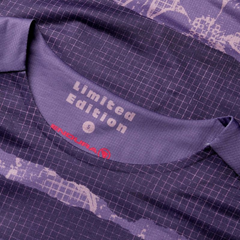 Дамско колоездачно трико Endura Patchwork Ltd W bramble 6