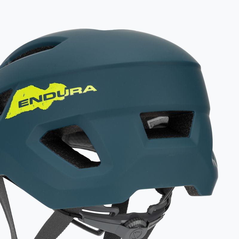 Детска велосипедна каска Endura Hummvee Youth barra blue 7