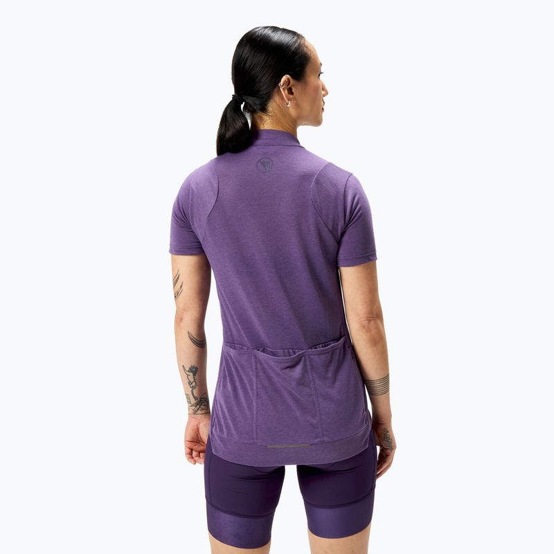 Дамско колоездачно трико Endura Loop Zipped heather 3