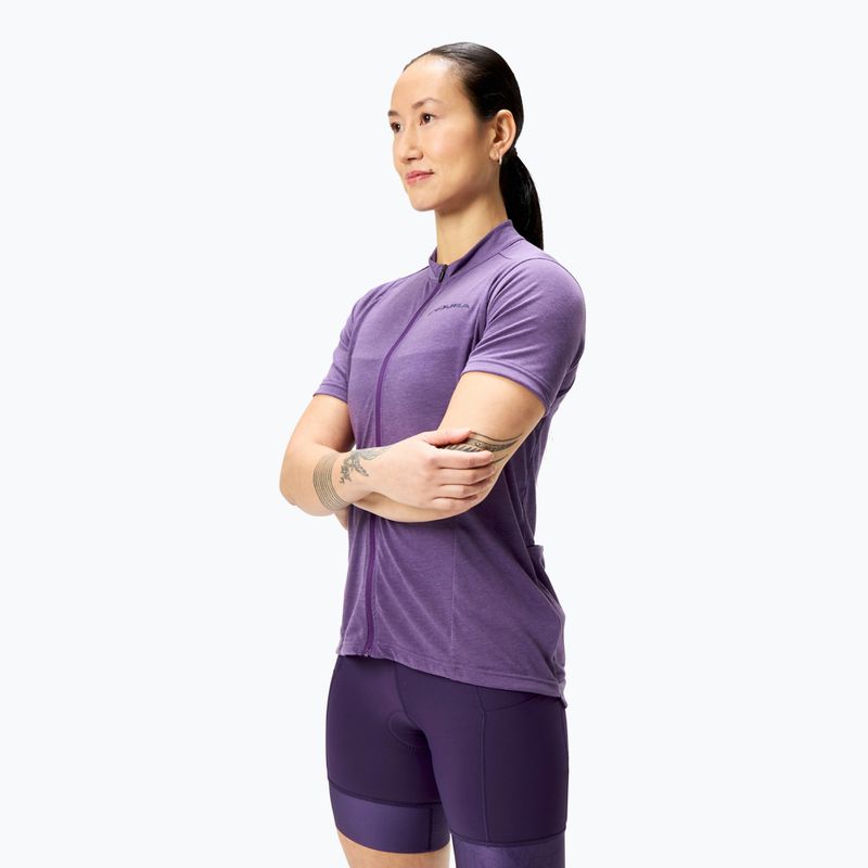 Дамско колоездачно трико Endura Loop Zipped heather 4