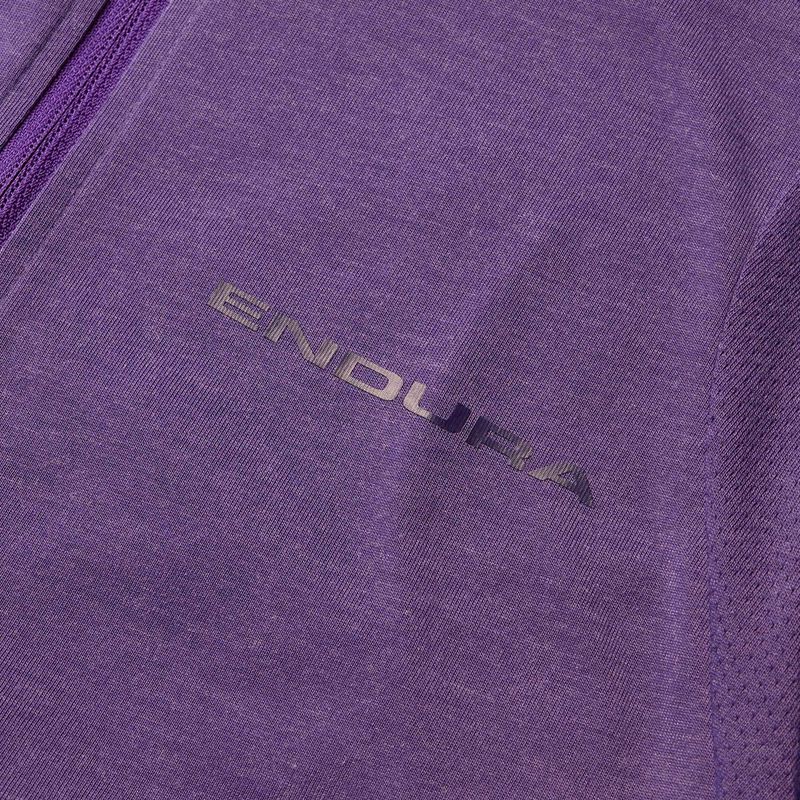 Дамско колоездачно трико Endura Loop Zipped heather 6