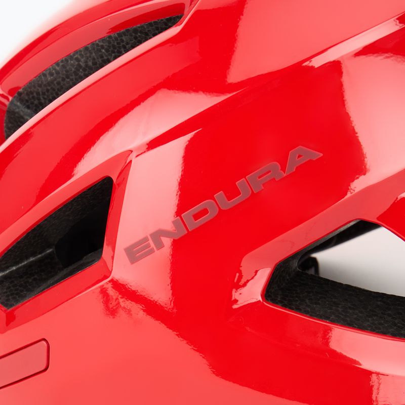 Велосипедна каска Endura Hummvee flame red 5