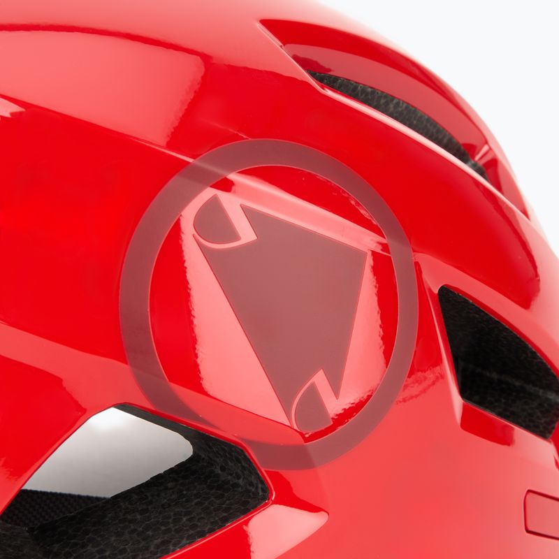 Велосипедна каска Endura Hummvee flame red 6