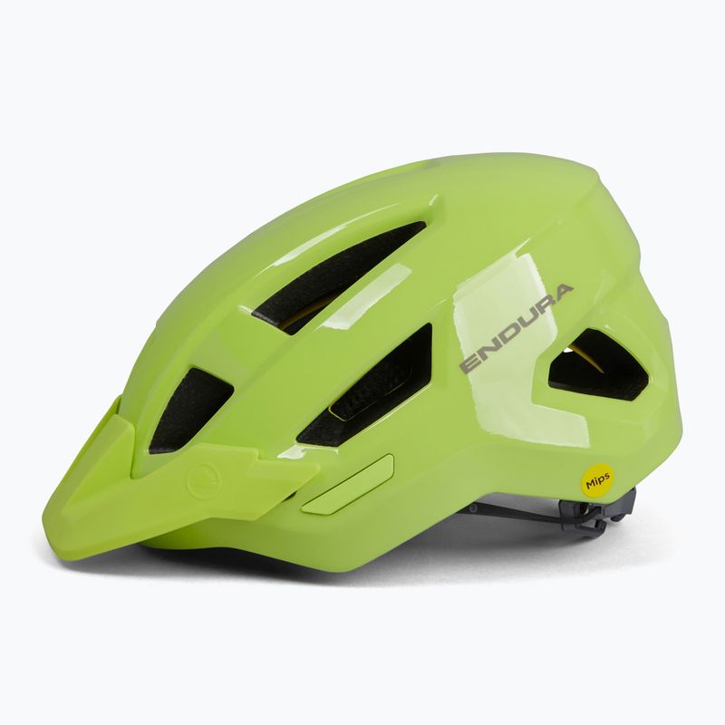 Каска за велосипед Endura Hummvee MIPS лайм зелена 2