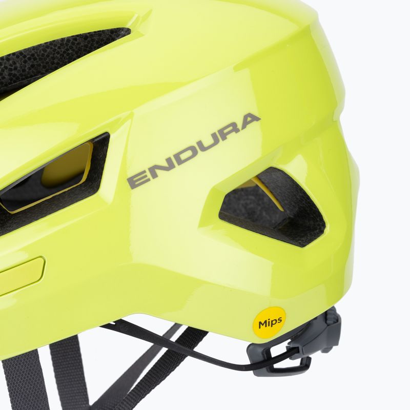Каска за велосипед Endura Hummvee MIPS лайм зелена 7