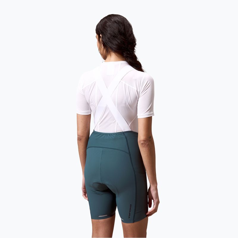 Дамски шорти за колоездене Endura Loop Bibshort teal 3