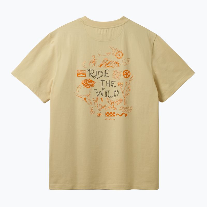 Тениска за колоездене Endura Ride The Wild Graphic light sand 2