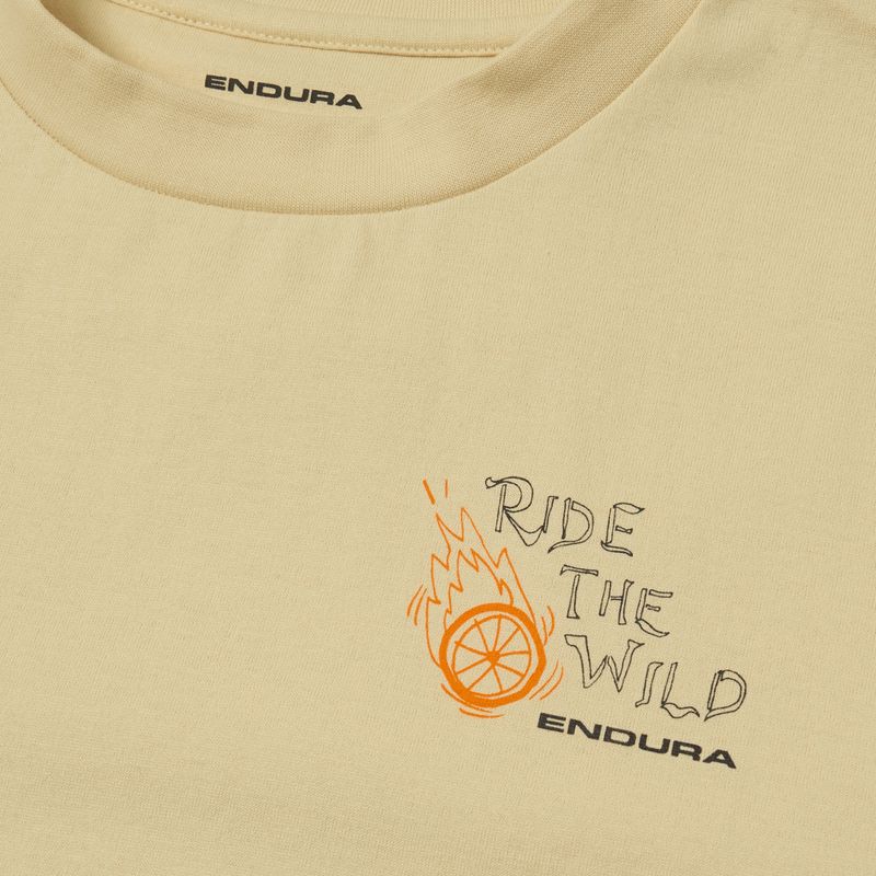 Тениска за колоездене Endura Ride The Wild Graphic light sand 3
