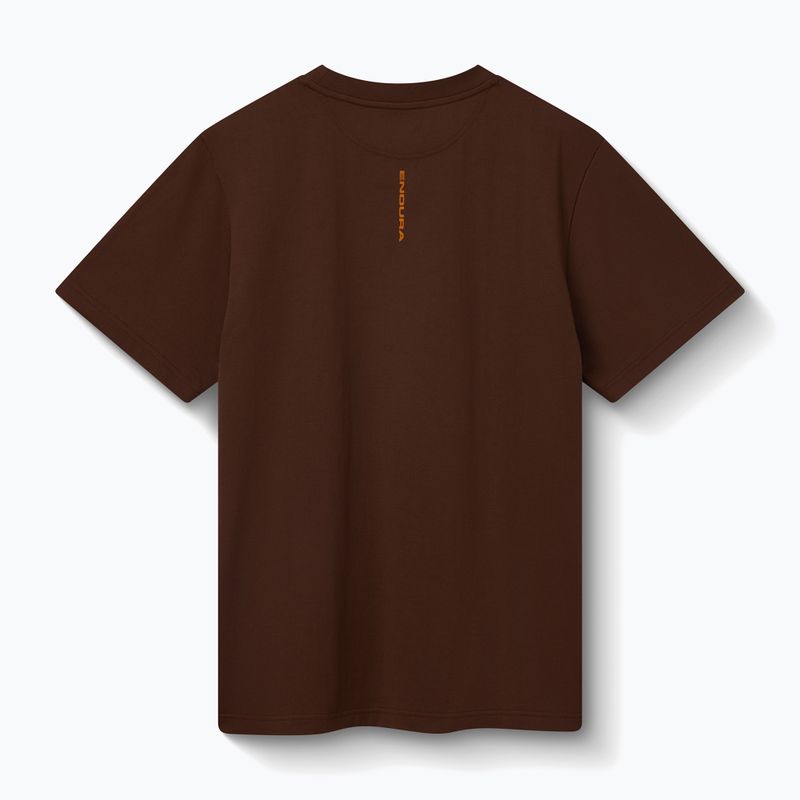 Тениска за колоездене Endura Icon Logo Graphic Tee end mahogany 2