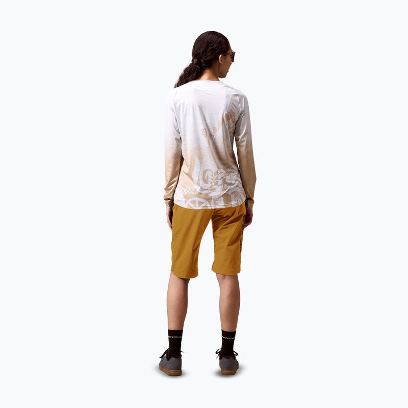 Дамска блуза с дълъг ръкав за колоездене Endura Singletrack Print W aero blue 4