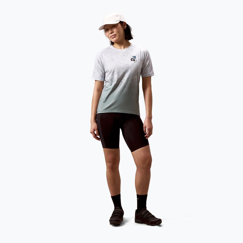 Дамска тениска за колоездене Endura Singletrack Print W aero blue 2