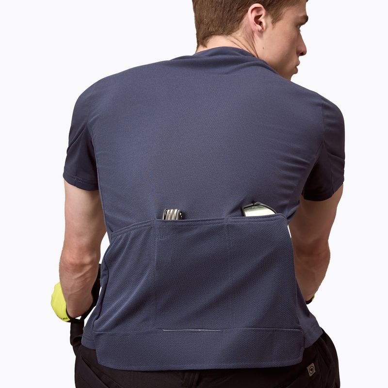 Мъжка колоездачна фланелка Endura Loop Zipped carbon grey 6