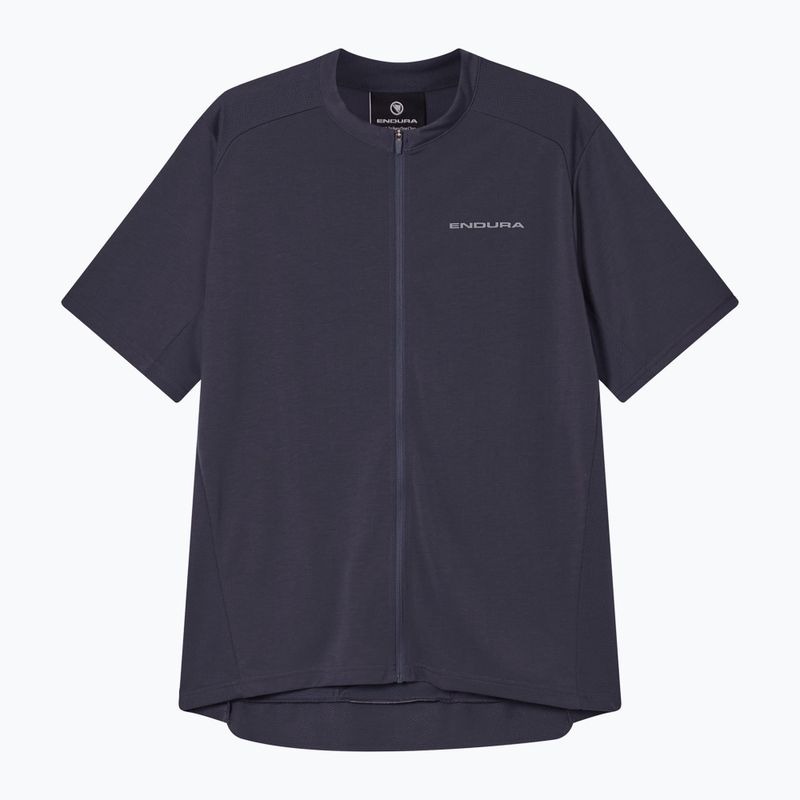 Мъжка тениска за колоездене Endura Loop Zipped carbon grey 7