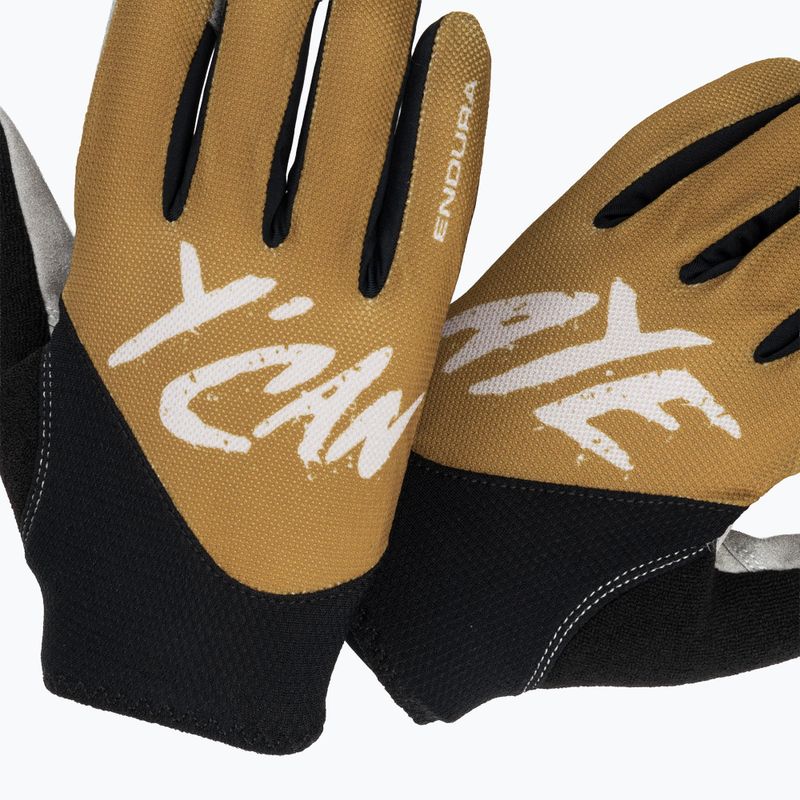 Мъжки велосипедни ръкавици Endura Hummvee Lite Icon trail bronze 6