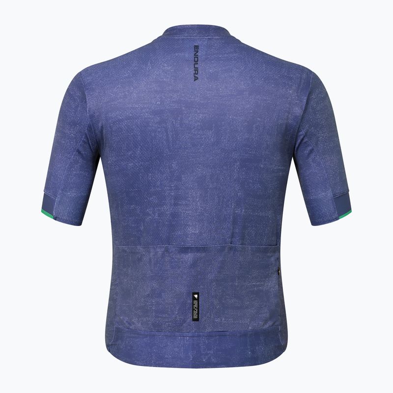 Мъжка тениска за колоездене Endura FS260 Print indigo rock 2