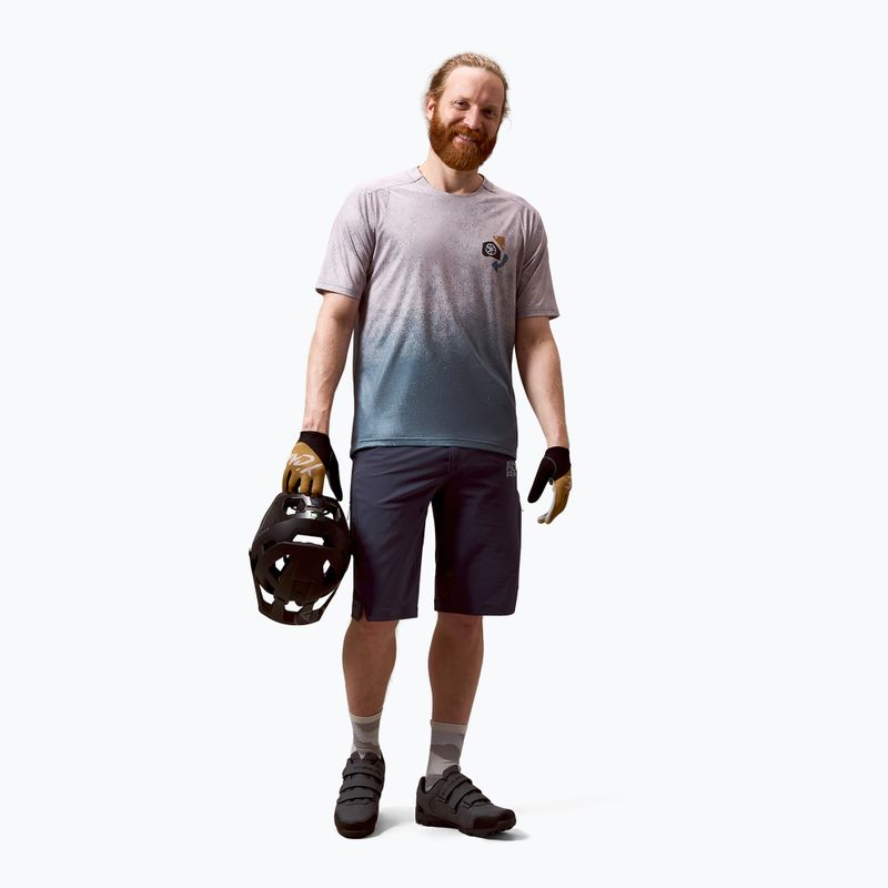 Мъжка тениска за колоездене Endura Singletrack Print titanium 2