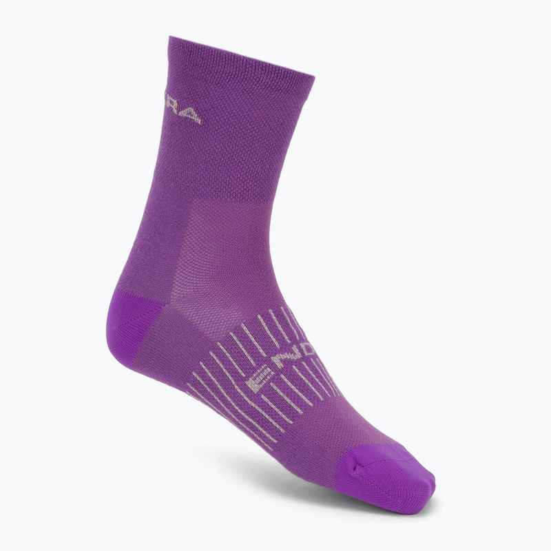 Дамски чорапи Endura Coolmax Race 3 pairs W end purple 3