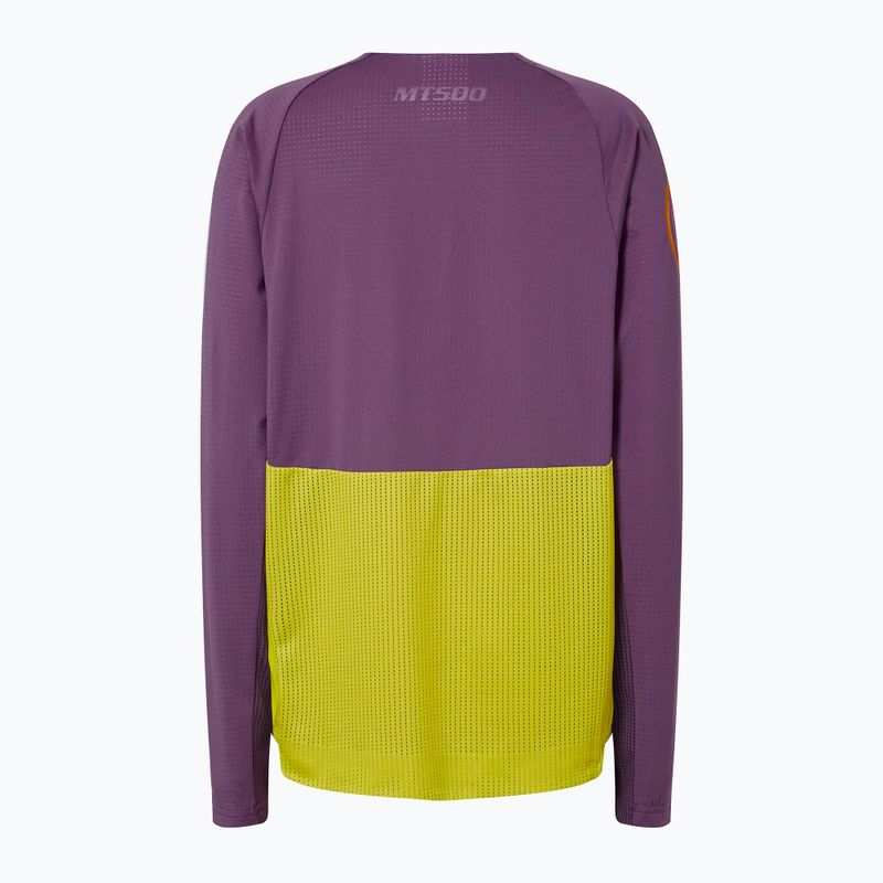 Детска блуза с дълъг ръкав за колоездене Endura MT500 Burner end citrus 2