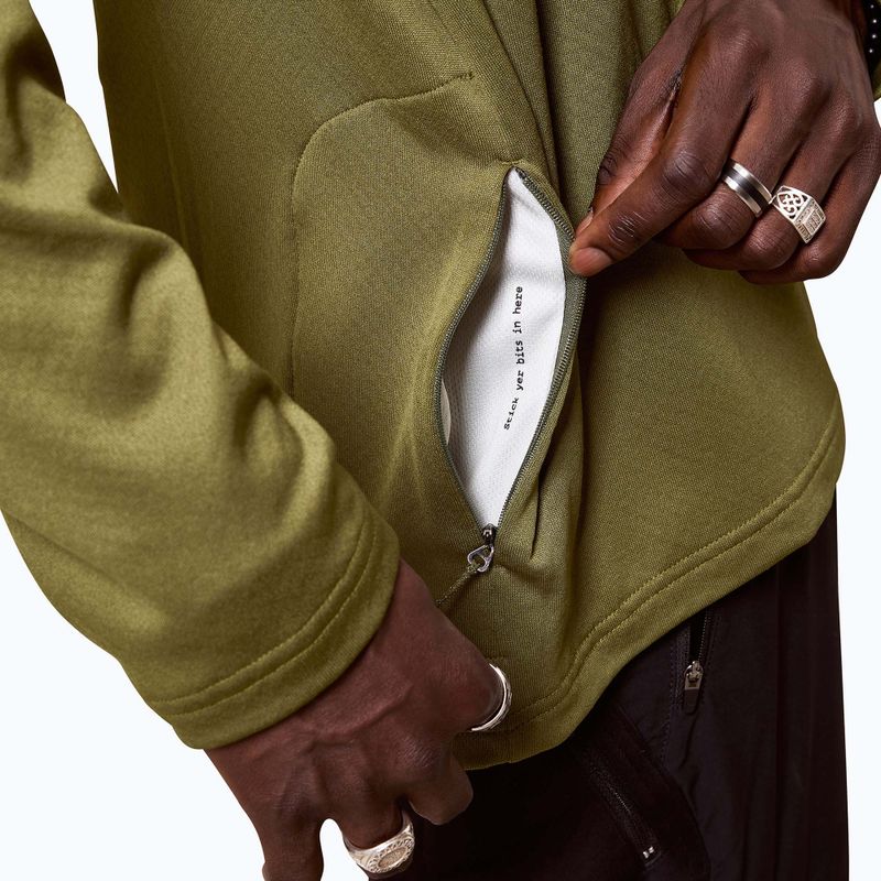 Мъжка велосипедна блуза с дълъг ръкав Endura Alltrack Roam Fleece moss green 6