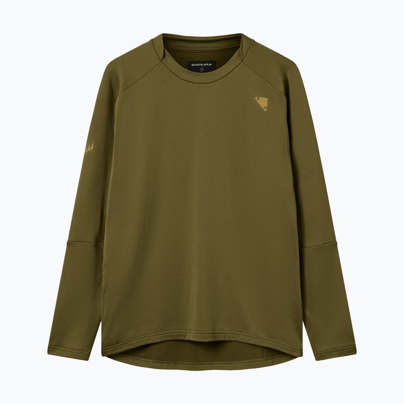 Мъжка велосипедна блуза с дълъг ръкав Endura Alltrack Roam Fleece moss green 7