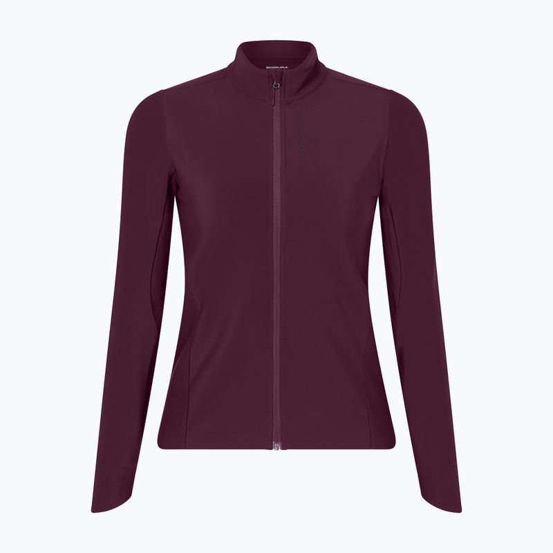 Дамски суитшърт за колоездене Endura Loop Ride L/S Jersey black cherry 7