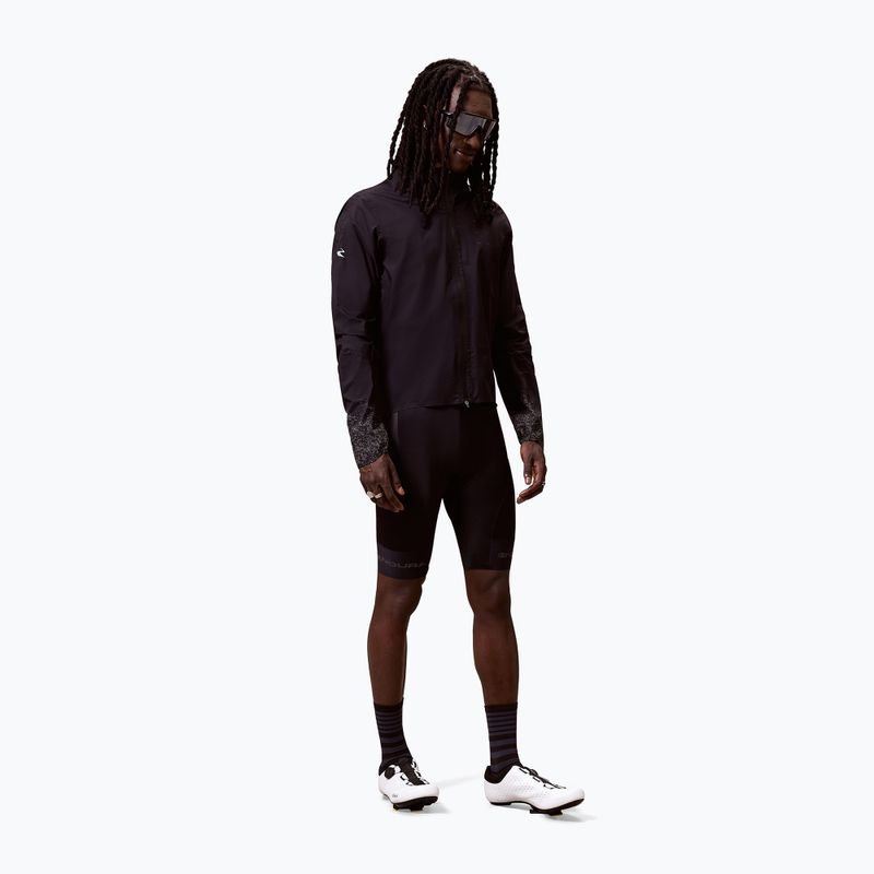 Мъжко яке за колоездене Endura Alltrack Race Cape black reflective rint 2