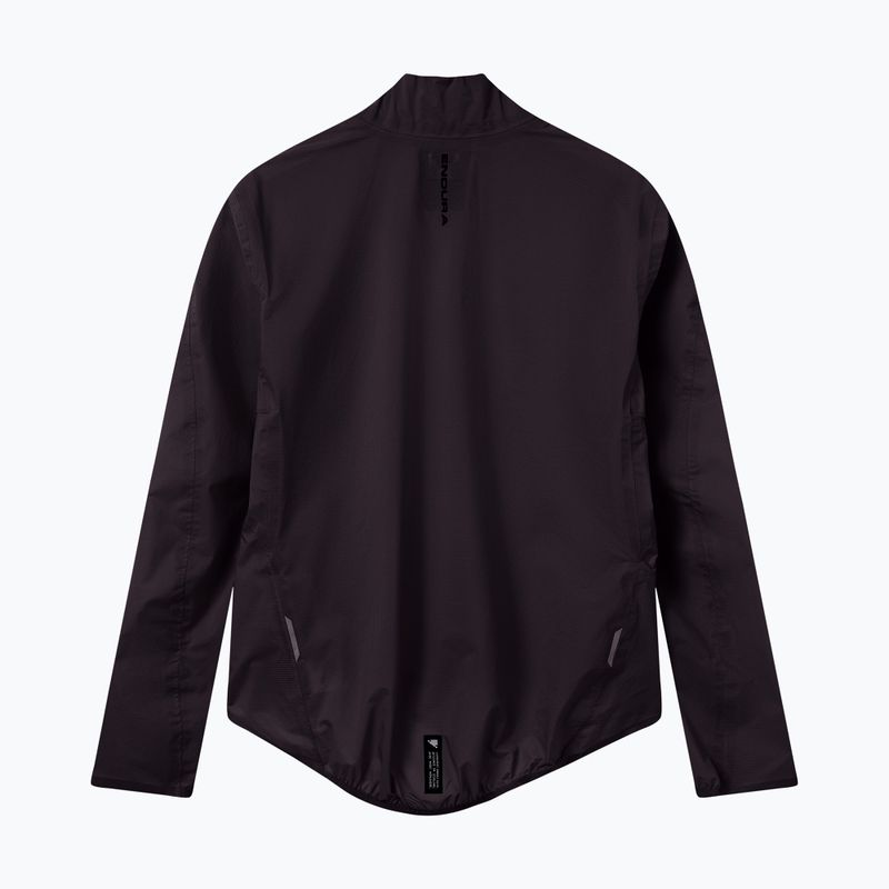 Мъжко яке за колоездене Endura Alltrack Race Cape black reflective rint 8