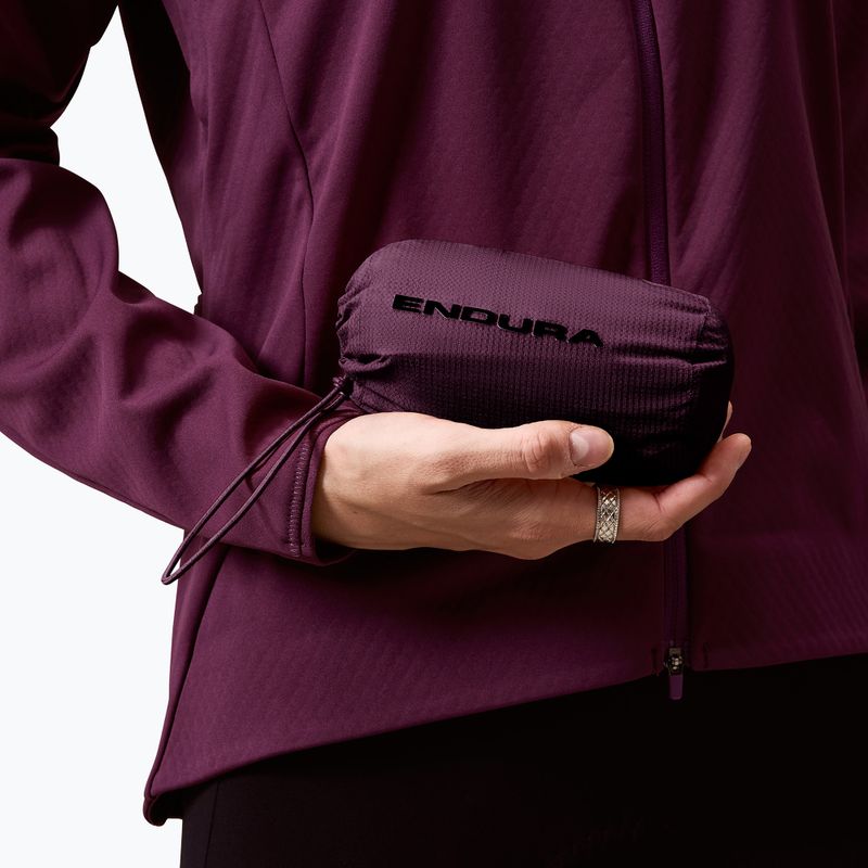 Дамско яке за колоездене Endura Alltrack Race Cape black cherry 7