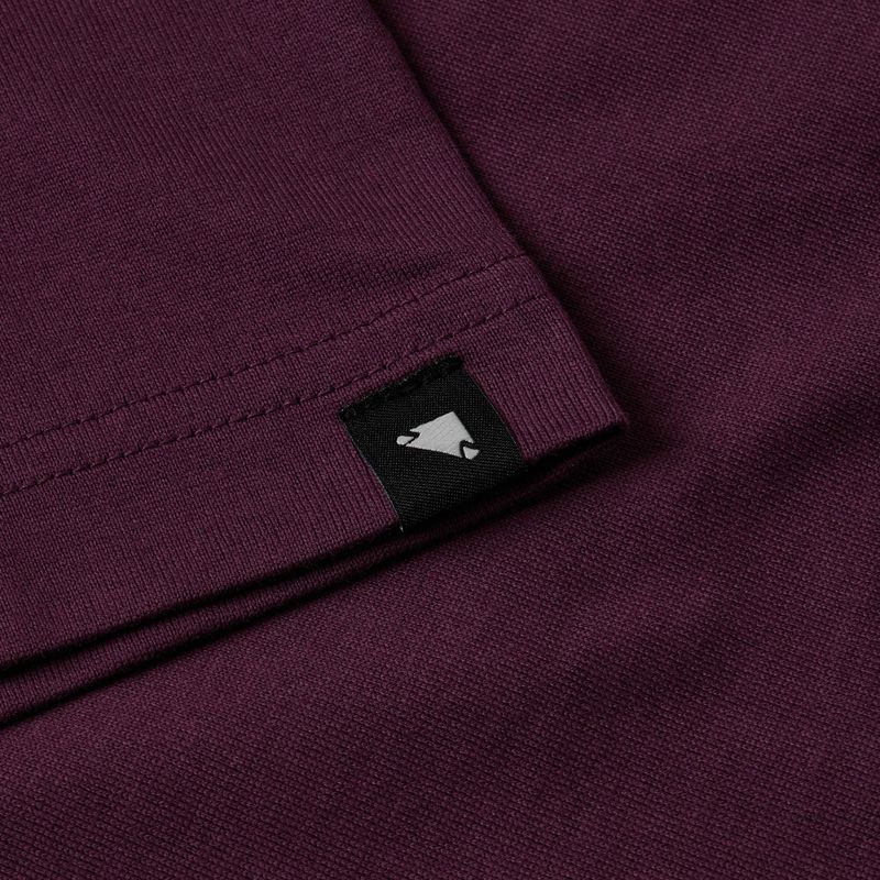 Тениска за колоездене Endura Stacked Logo Graphic Tee black cherry 5