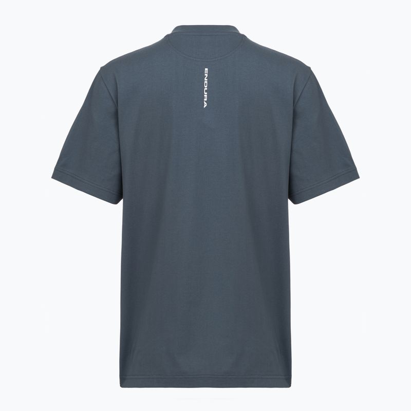 Тениска за колоездене Endura Icon Logo Graphic Tee carbon grey 2