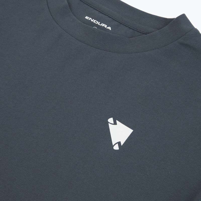 Тениска за колоездене Endura Icon Logo Graphic Tee carbon grey 3
