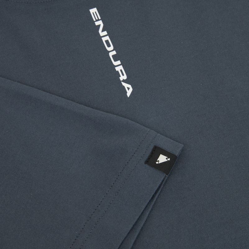 Тениска за колоездене Endura Icon Logo Graphic Tee carbon grey 4