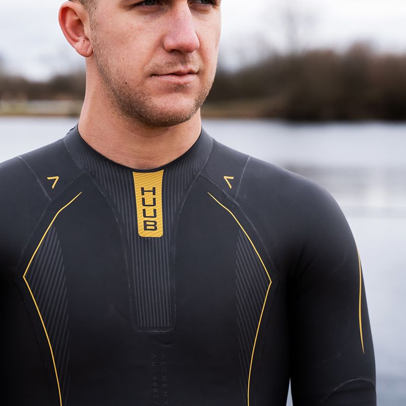 HUUB Мъжка пяна за триатлон Alchemy 3:5 black/grey ALCHEMY 3