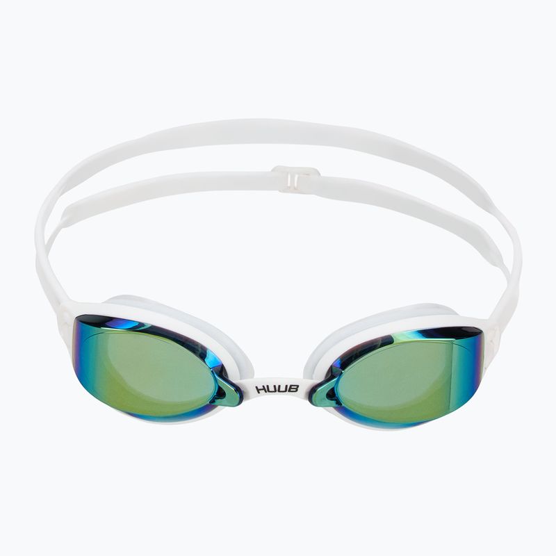Очила за плуване HUUB Brownlee 2 Custom Air бели/жълти 2