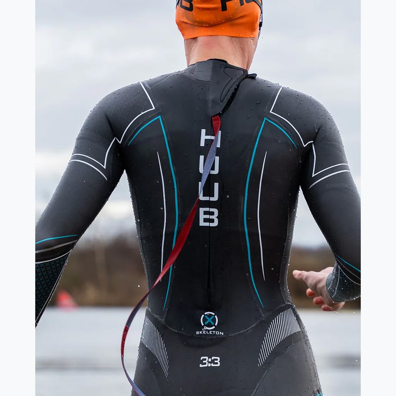 Дамски костюм за триатлон HUUB Aura 2 3:3 black/blue AUR233SBM 4