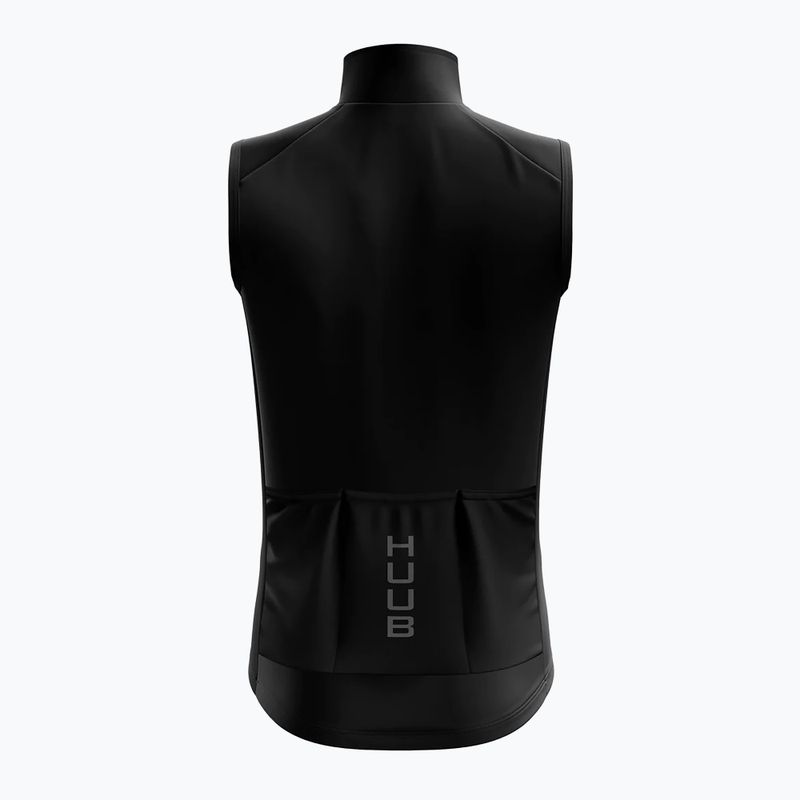 HUUB Мъжка велосипедна жилетка Eternal black/red 2