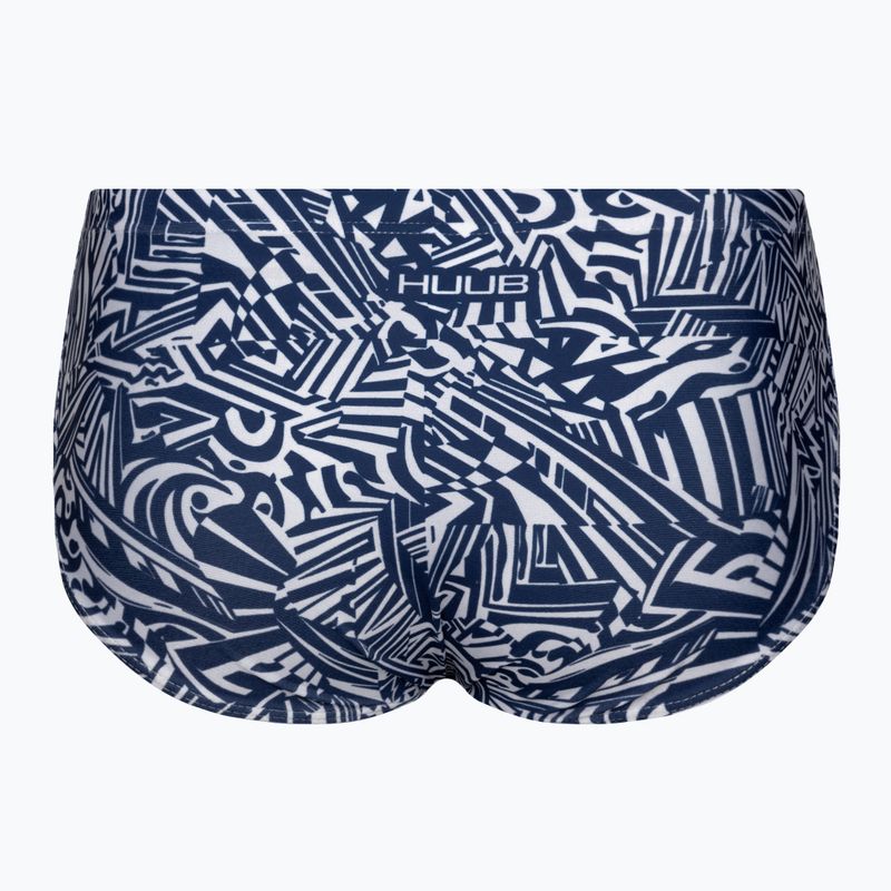 Мъжки слипове за плуване HUUB Brief Alistair navy/white 2