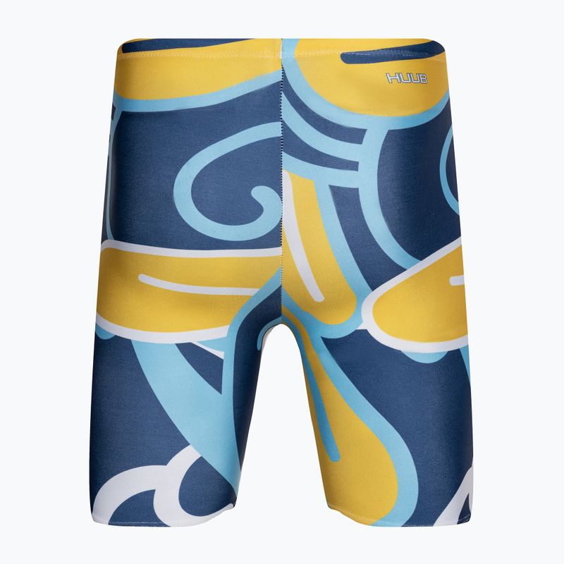 HUUB Brownlee Мъжки бански Jammer Jonny navy/yellow 2