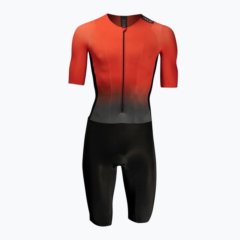 HUUB Мъжки костюм за триатлон Collective black/red fade