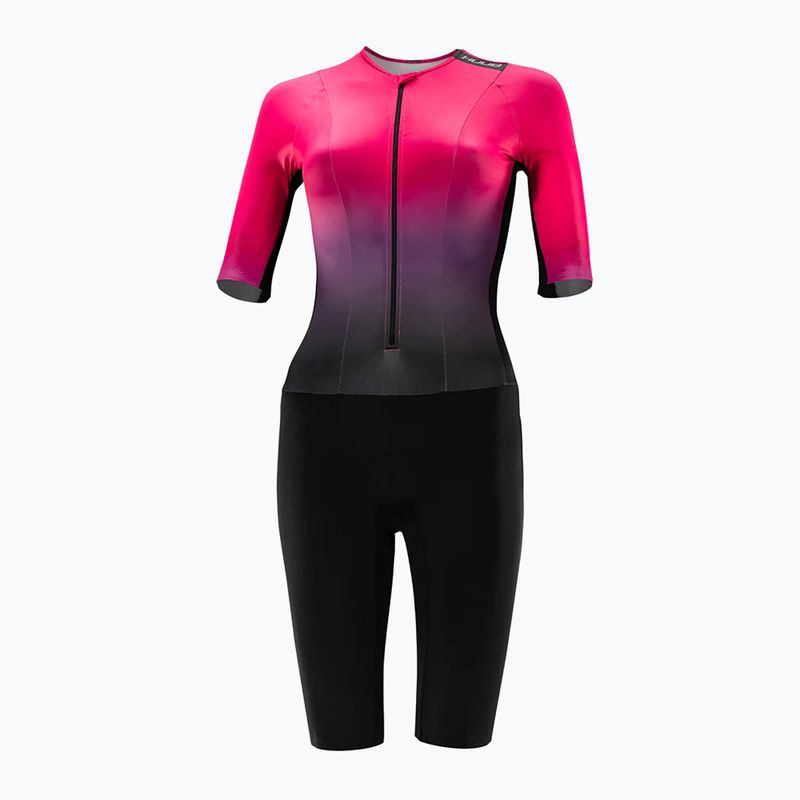 Дамски костюм за триатлон HUUB Collective black/rose fade 3