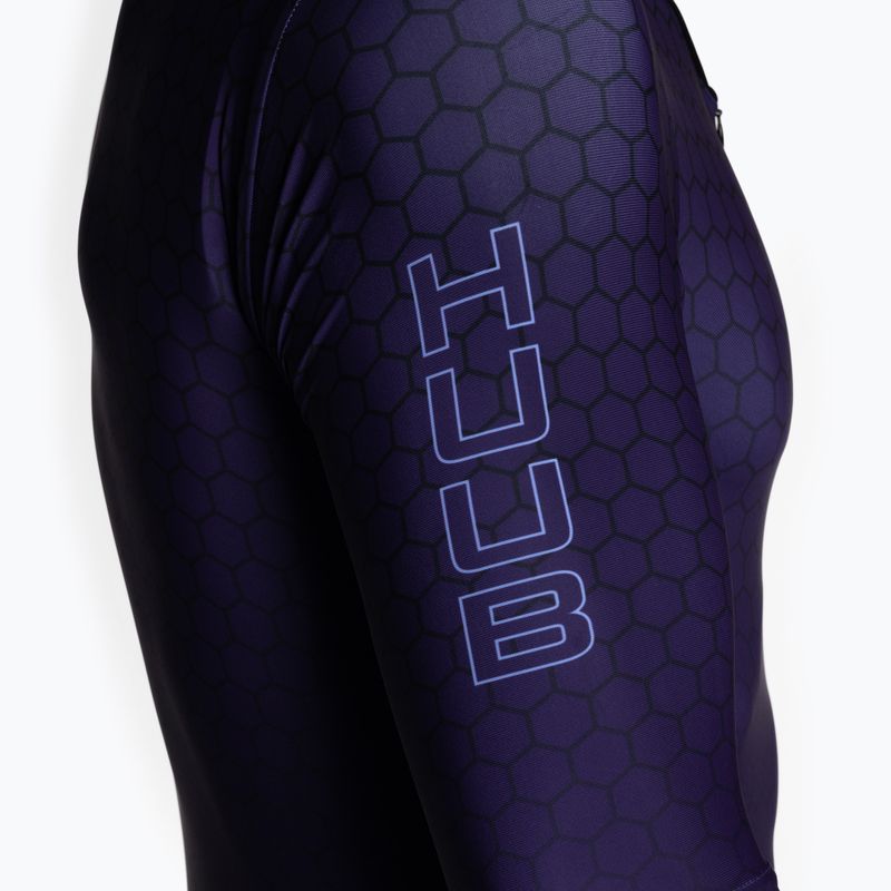 Мъжки гащеризон за колоездене HUUB Huub Skin Suit plum 4