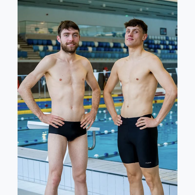 Мъжки плувни шорти тип клин HUUB Training Jammer black 9