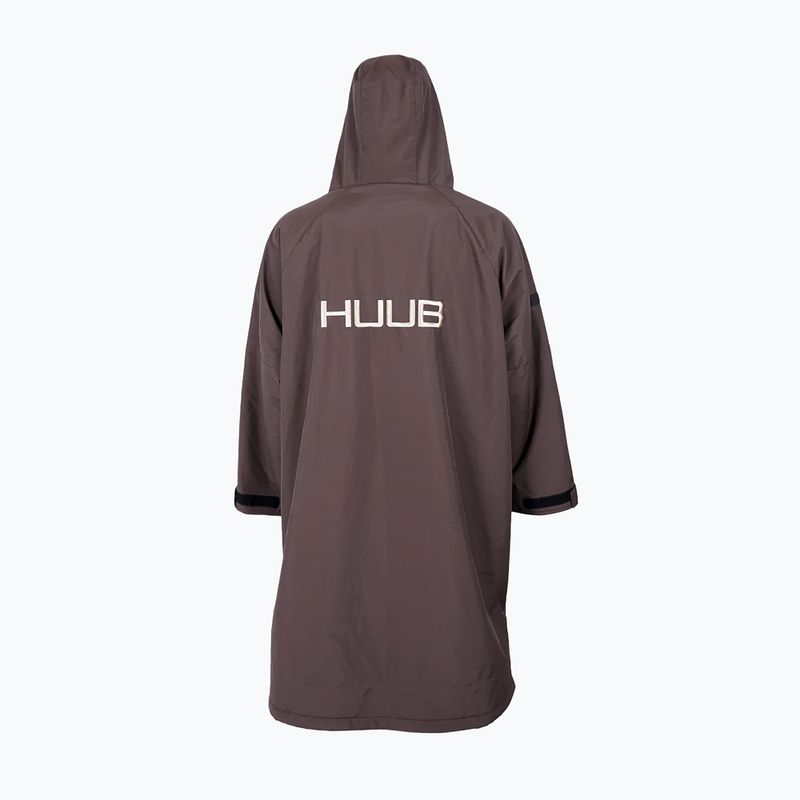 Дълго яке HUUB Changing Robe chocolate/oatmeal 2