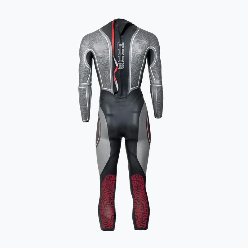 Мъжки неопренов костюм за триатлон HUUB SUB7 3:5 black/grey 2