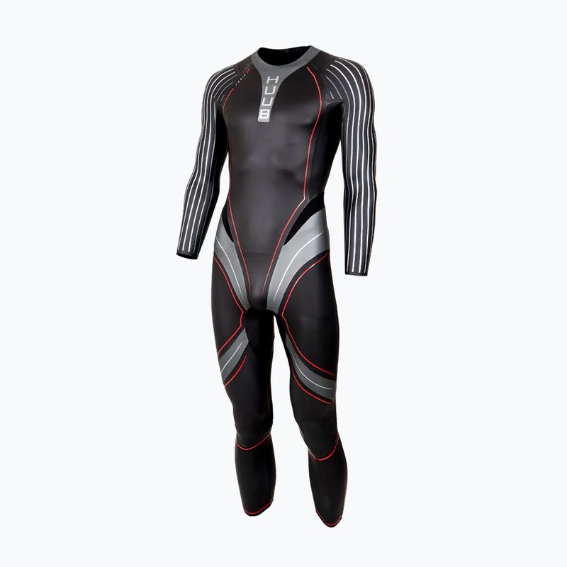 Мъжки неопренов костюм за триатлон HUUB Aegis XV 3:5 black/silver 3