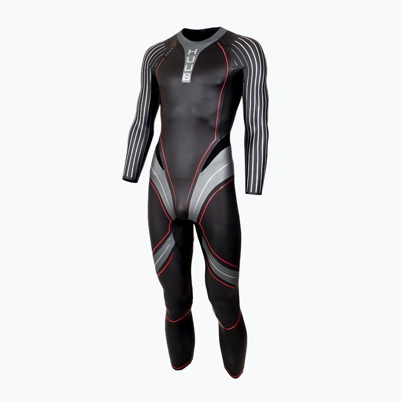 Мъжки неопренов костюм за триатлон HUUB Aegis XV 3:5 black/red 2
