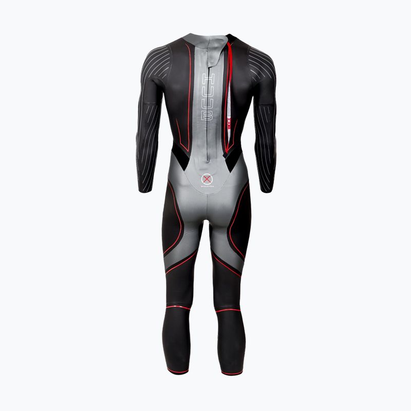 Мъжки неопренов костюм за триатлон HUUB Aegis XV 3:5 black/red 3