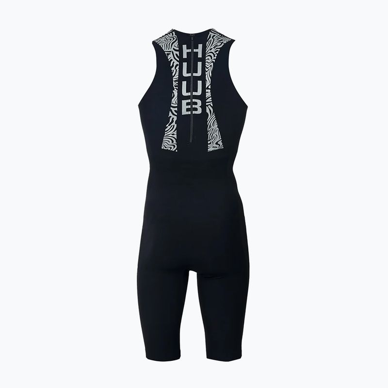 Мъжки гащеризон за триатлон HUUB Swimskin black/silver 2